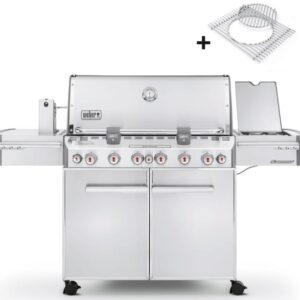 Grill gazowy WEBER Summit S-670 GBS Inox – 6 palników, stal nierdzewna