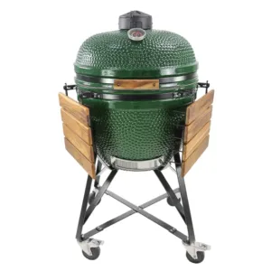 Grill ceramiczny KAMADO SUMO Maxi 56 cm – zielony, stal nierdzewna, 25 lat gwarancji