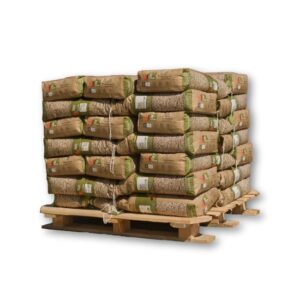 Paleta 35 worków pelletu NATURPELLET – 525 kg, certyfikat ENplus A1 i PEFC